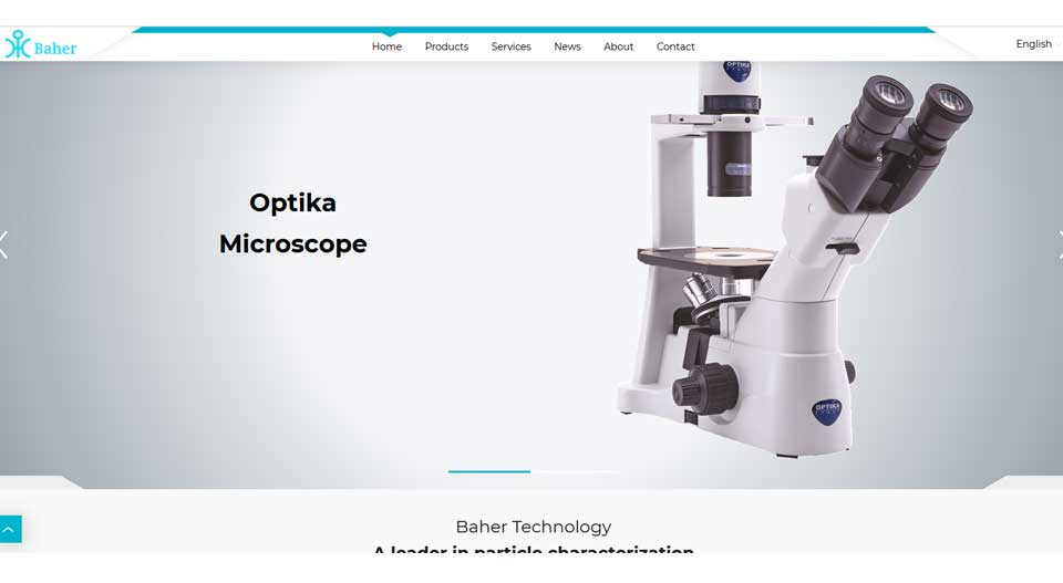 طراحی سایت Baher Technology